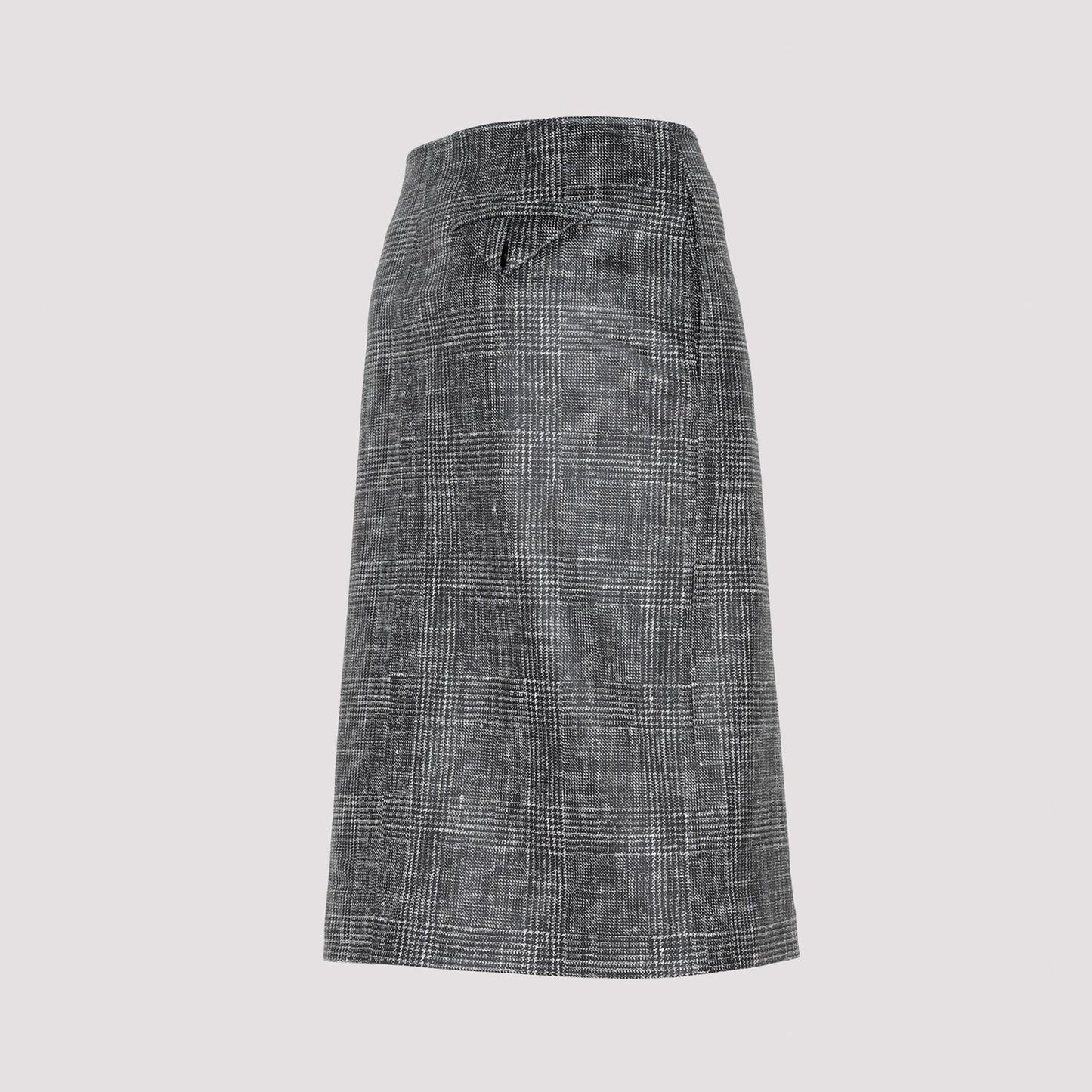 Bottega Veneta Printed Leather Midi Skirt Women BOTTEGA VENETA