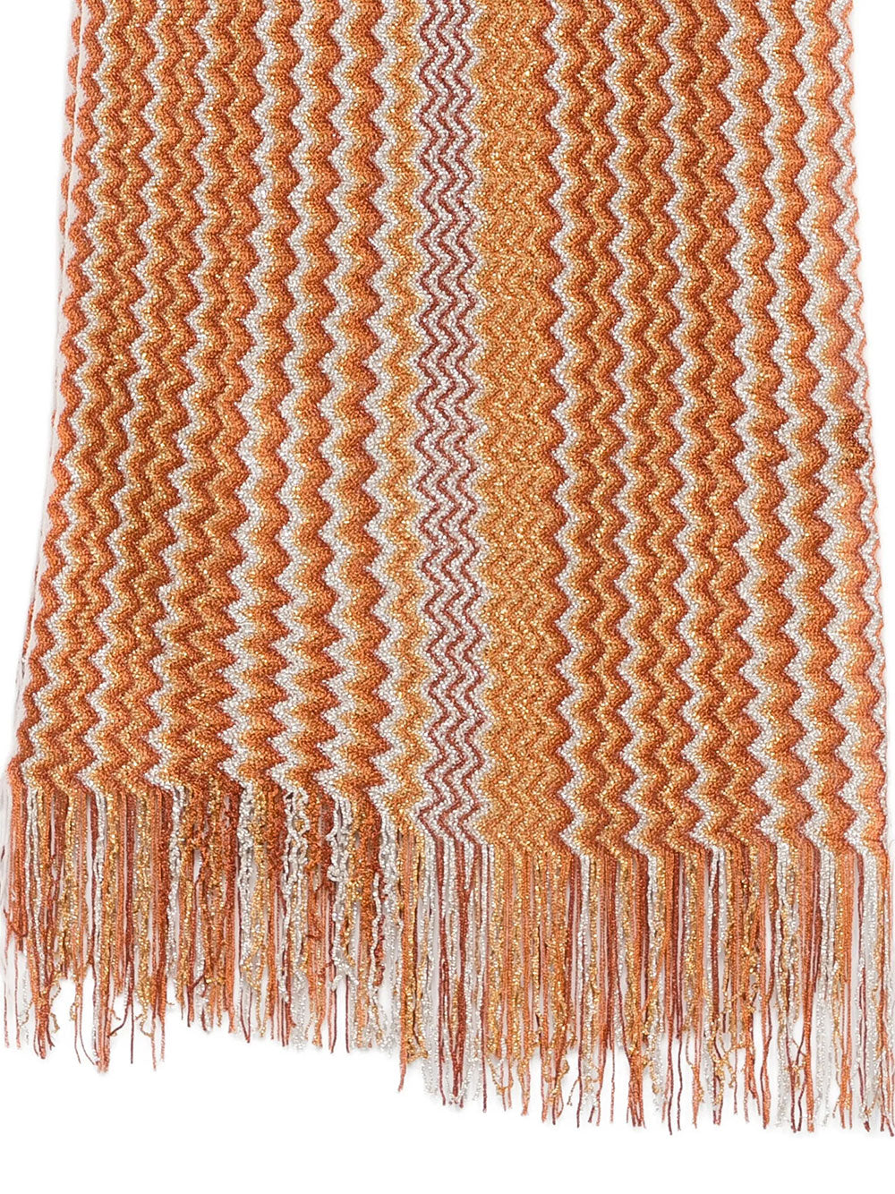 Missoni Women Zig-Zag Viscose Fringed Scarf MISSONI