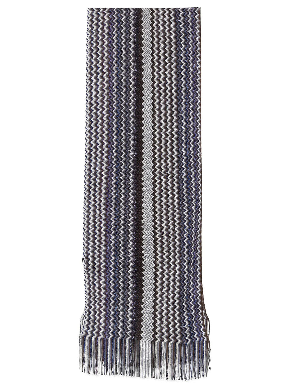 Missoni Women Zig-Zag Viscose Fringed Scarf MISSONI