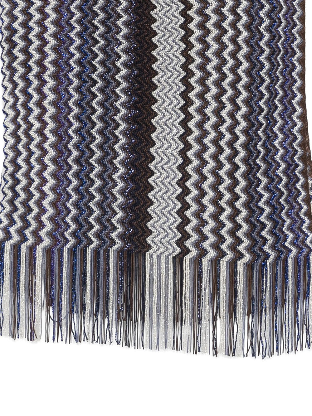 Missoni Women Zig-Zag Viscose Fringed Scarf MISSONI