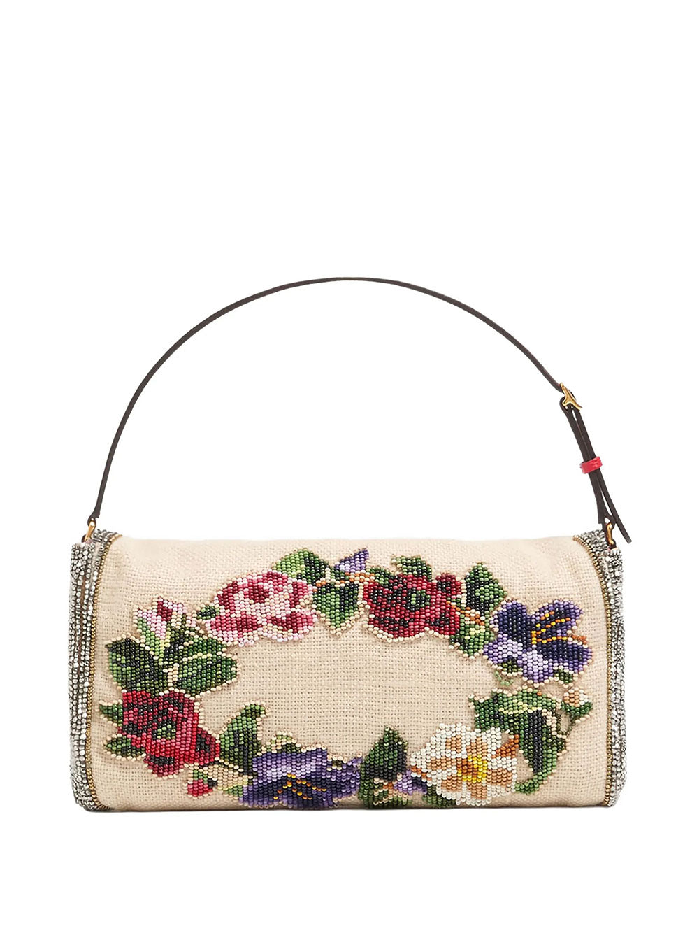 Valentino Garavani Women Valentino Garavani Devain Embroidered Small Shoulder Bag VALENTINO GARAVANI