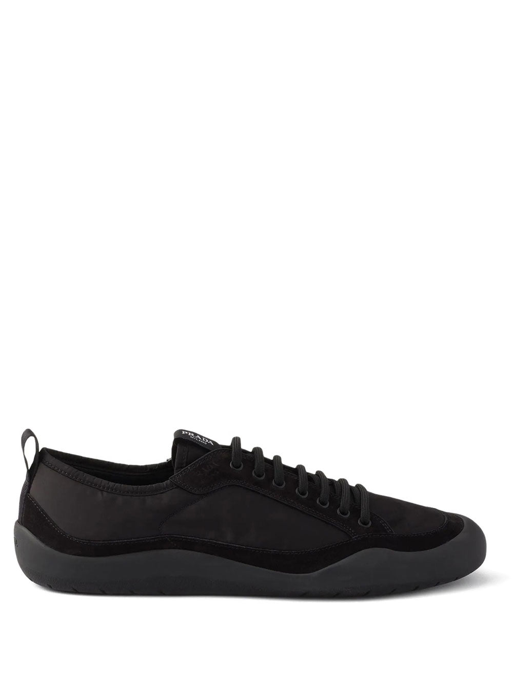 Prada Men Speedrock Re-Nylon And Suede Sneakers PRADA
