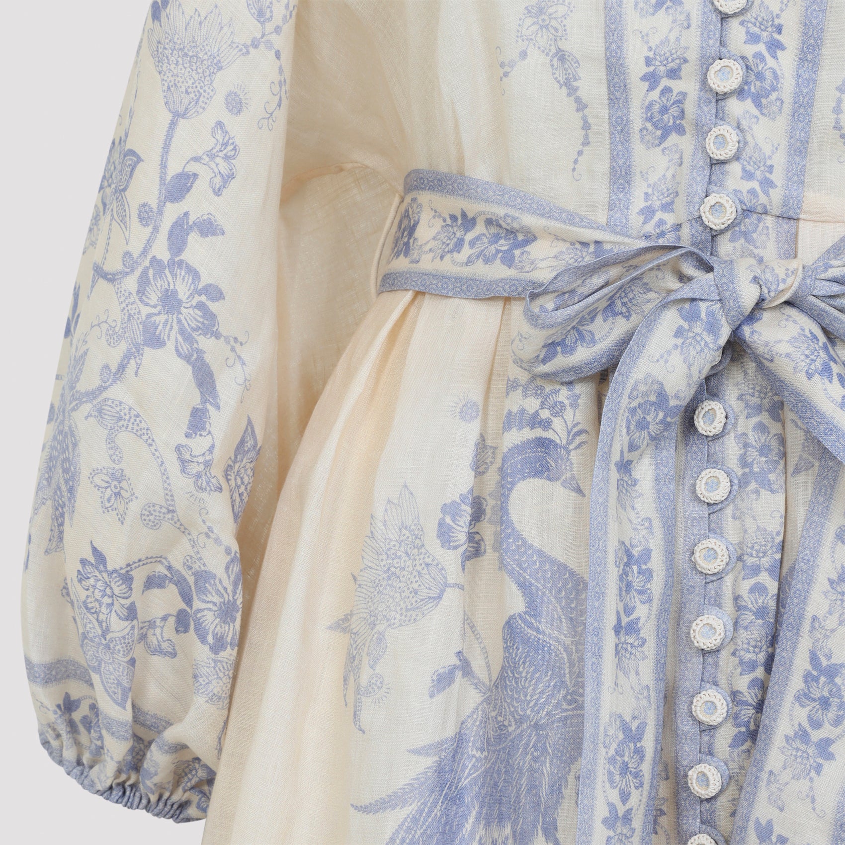 Zimmerman Indra Plunge Mini Dress Women ZIMMERMANN