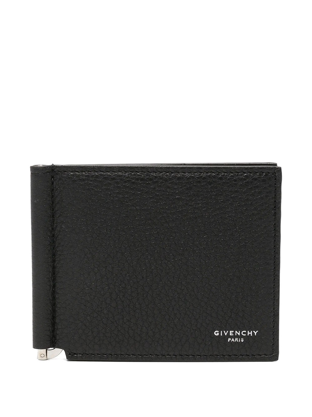 Givenchy Men Leather Bi-Fold Card Case With Bill Clip GIVENCHY