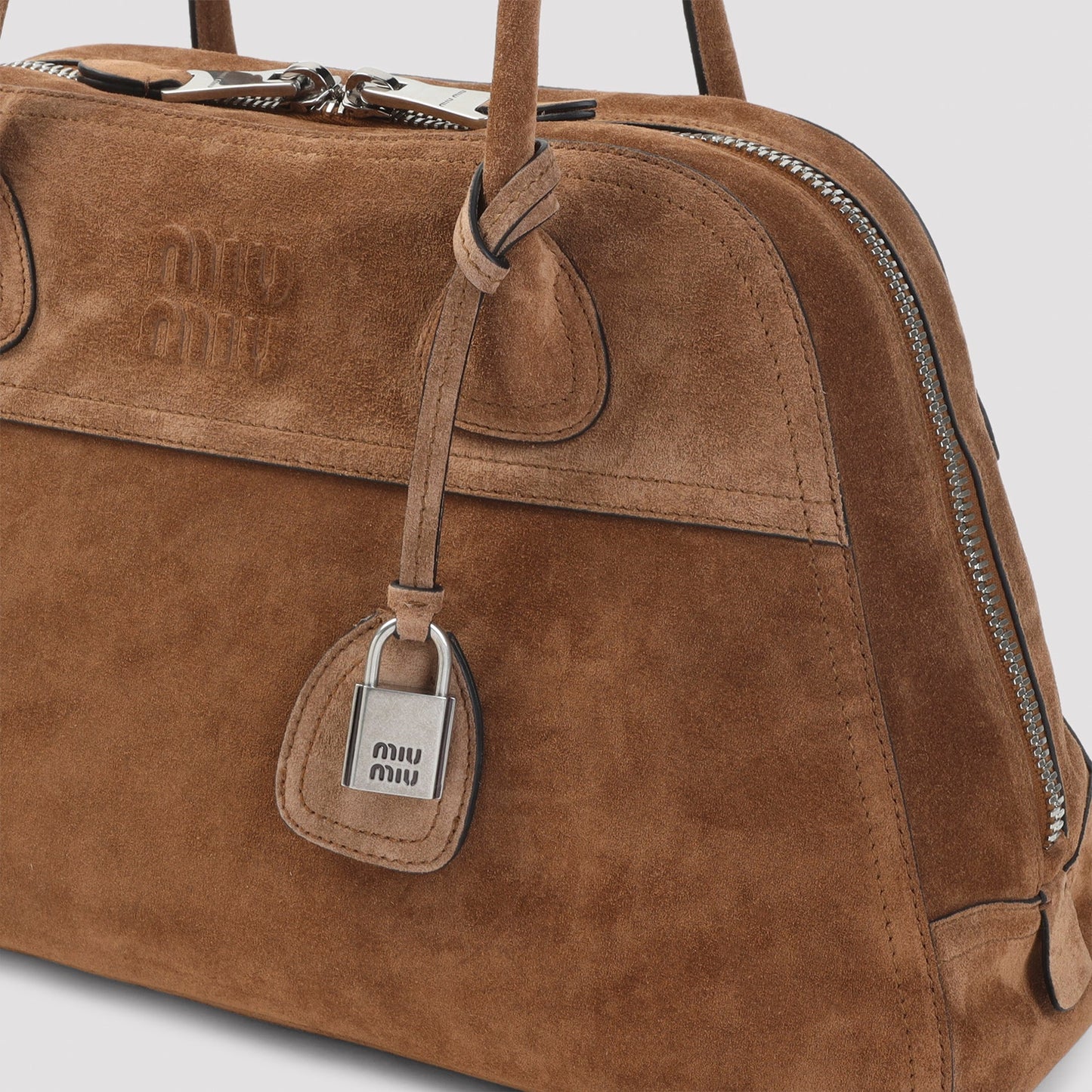 Miu Miu Vivant Suede Leather Bag Women MIU MIU