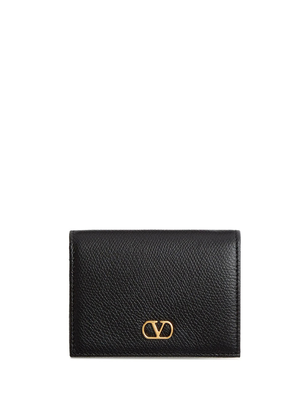Valentino Garavani Women Vlogo Signature Grainy Leather Wallet VALENTINO GARAVANI