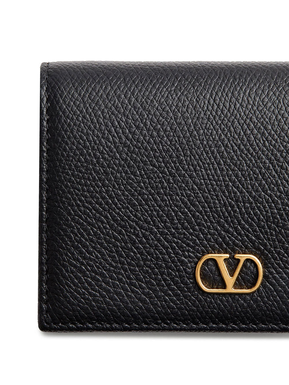 Valentino Garavani Women Vlogo Signature Grainy Leather Wallet VALENTINO GARAVANI