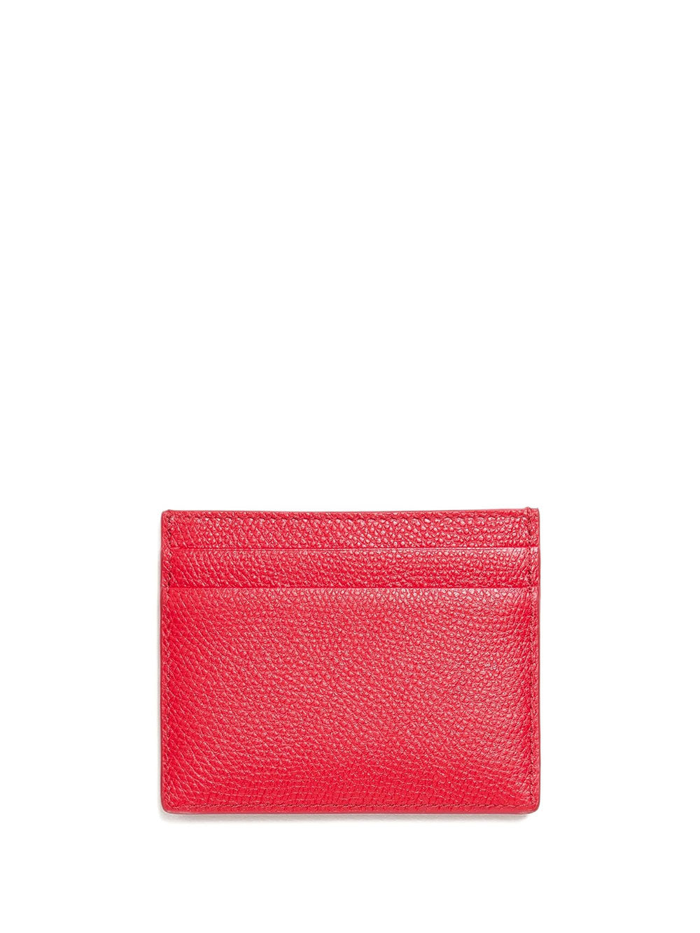 Valentino Garavani Women Vlogo Signature Grainy Leather Card Holder VALENTINO GARAVANI