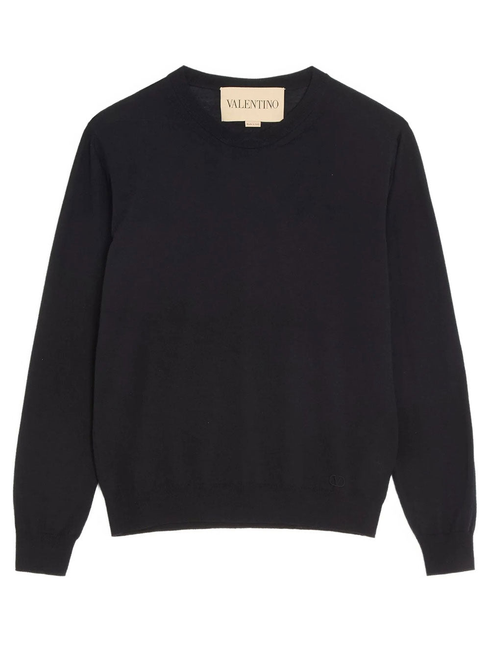 Valentino Garavani Men Valentino Wool Jumper With Vlogo Embroidery VALENTINO GARAVANI