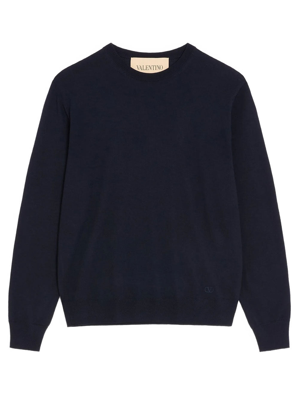 Valentino Garavani Men Valentino Wool Jumper With Vlogo Embroidery VALENTINO GARAVANI