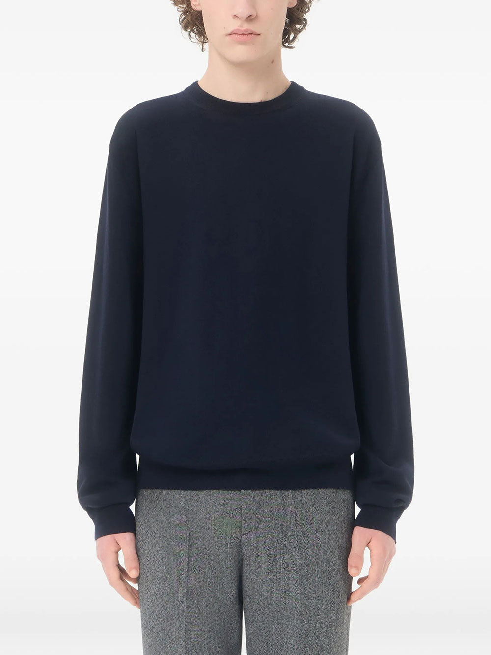 Valentino Garavani Men Valentino Wool Jumper With Vlogo Embroidery VALENTINO GARAVANI