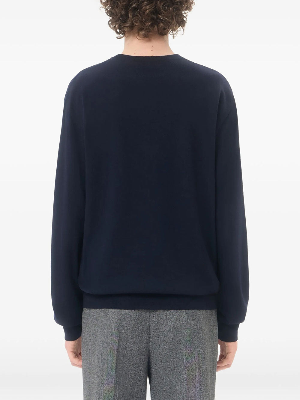 Valentino Garavani Men Valentino Wool Jumper With Vlogo Embroidery VALENTINO GARAVANI