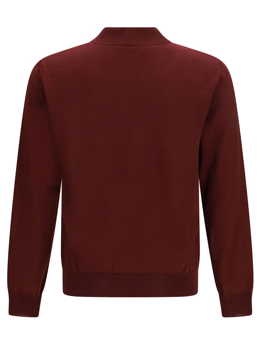 Valentino Garavani Men Valentino Wool Polo With Vlogo Embroidery VALENTINO GARAVANI