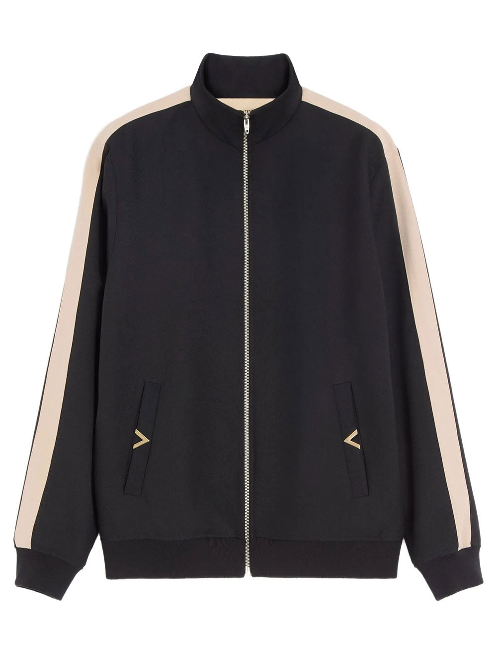 Valentino Garavani Men Valentino Nylon Sweatshirt With Vgold VALENTINO GARAVANI