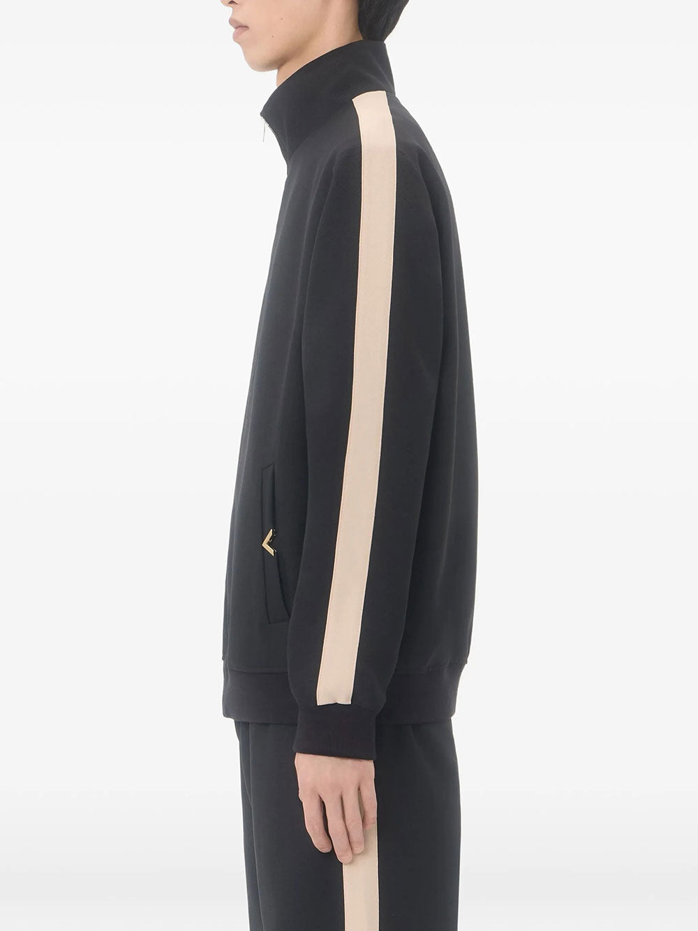Valentino Garavani Men Valentino Nylon Sweatshirt With Vgold VALENTINO GARAVANI
