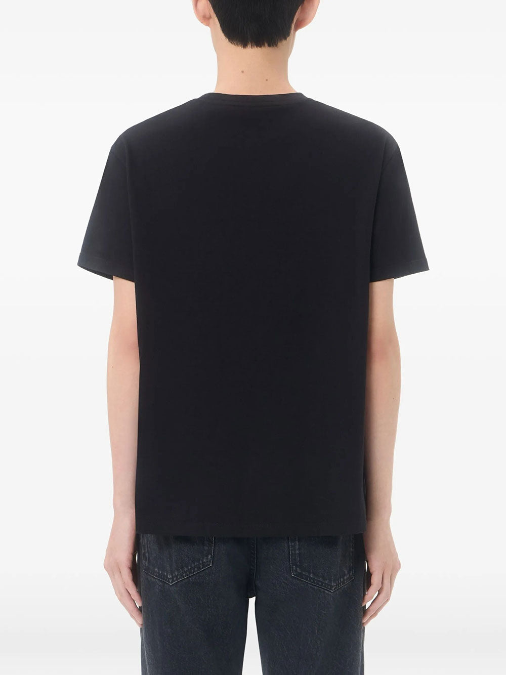 Valentino Garavani Men Valentino Cotton T-Shirt With Vlogo Embroidery VALENTINO GARAVANI