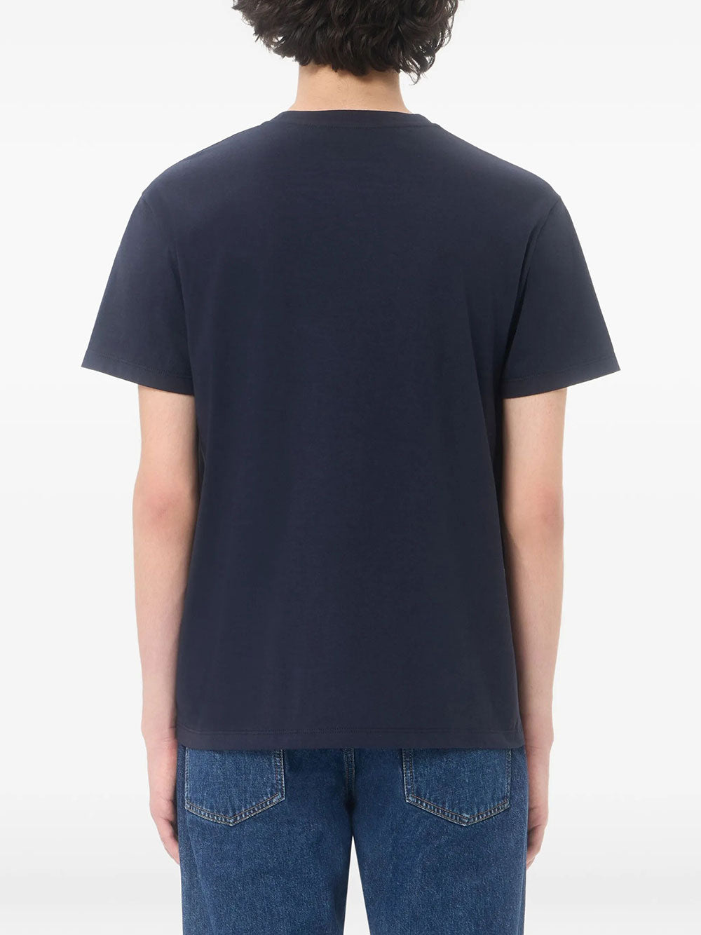Valentino Garavani Men Valentino Cotton T-Shirt With Vlogo Embroidery VALENTINO GARAVANI