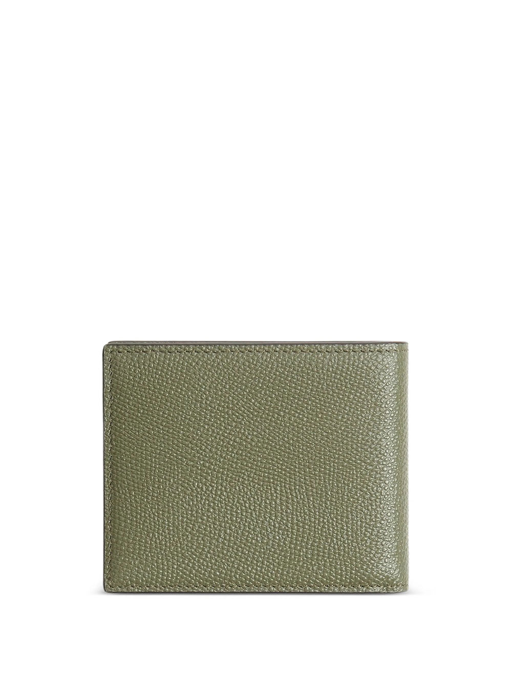 Valentino Garavani Men Vlogo Signature Grainy Calfskin Bi-Fold Wallet VALENTINO GARAVANI