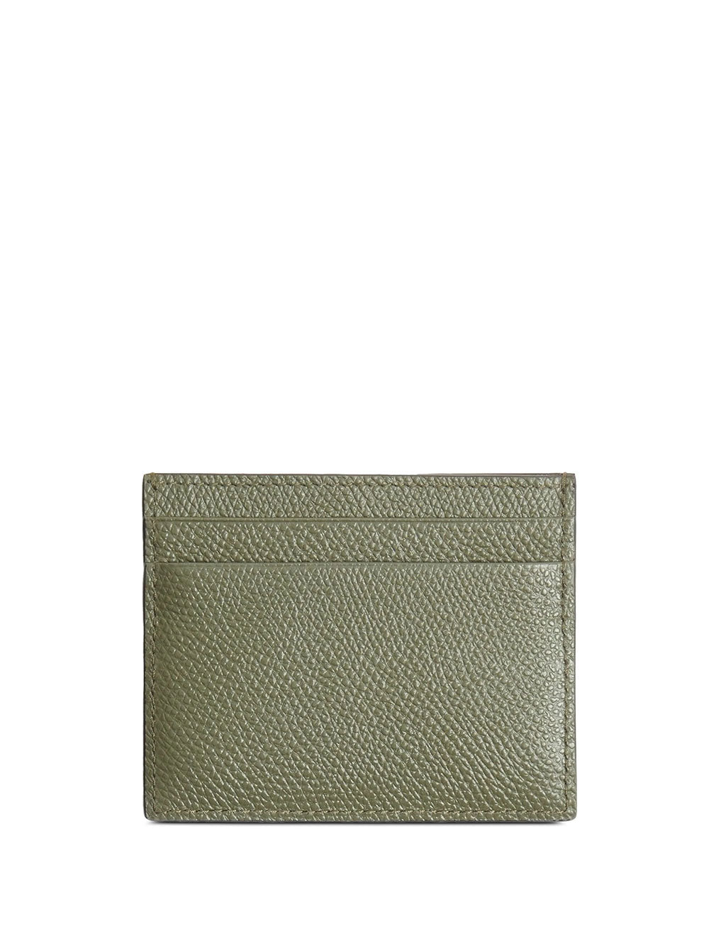 Valentino Garavani Men Vlogo Signature Garnet Calfskin Card Holder VALENTINO GARAVANI