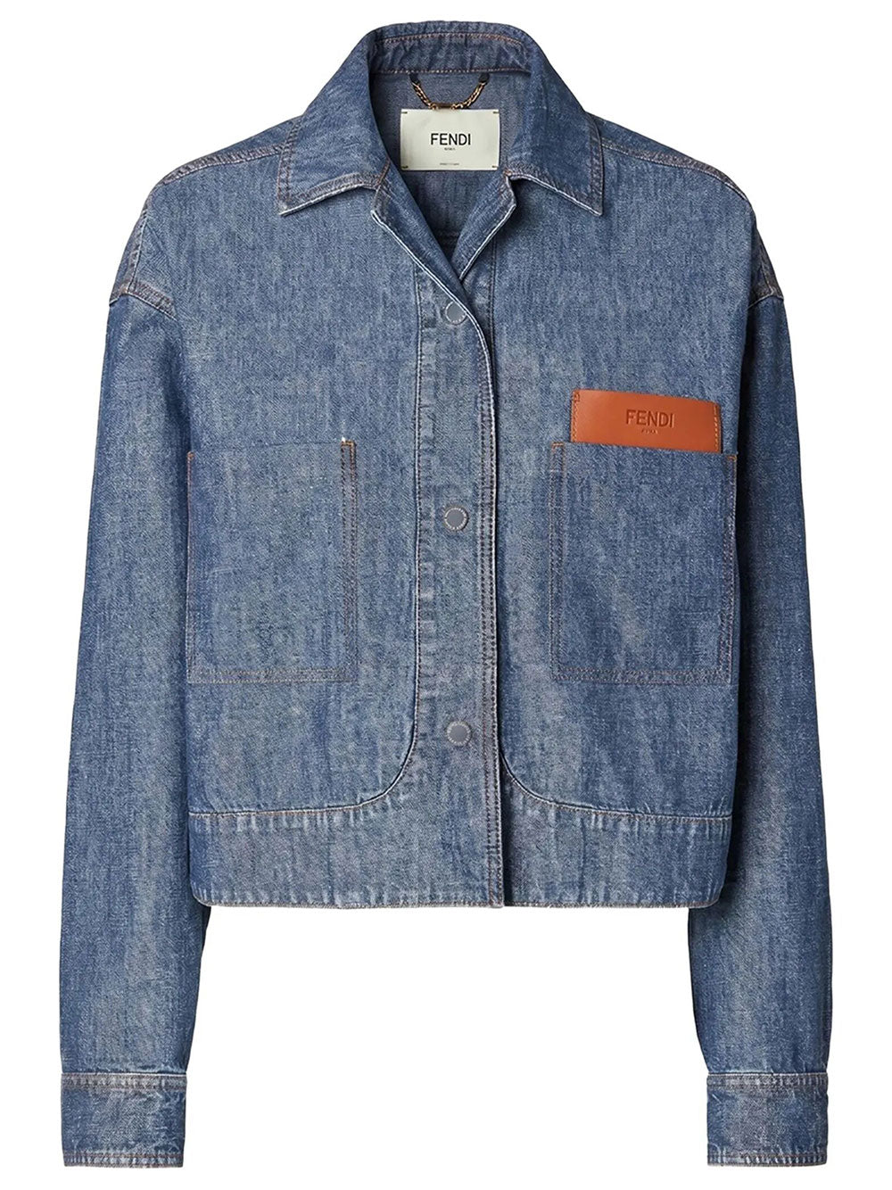 Fendi Women Chambray Short Jacket FENDI