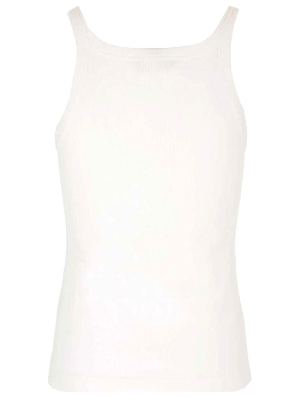 Fendi Women Fendi Ribs Top With Logo Embroidery FENDI