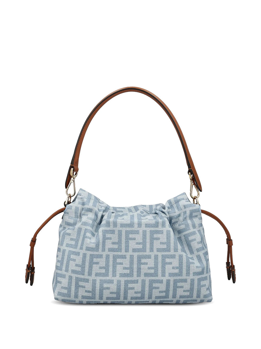 Fendi Women Mamma Baguette Medium Ff Denim Bag FENDI