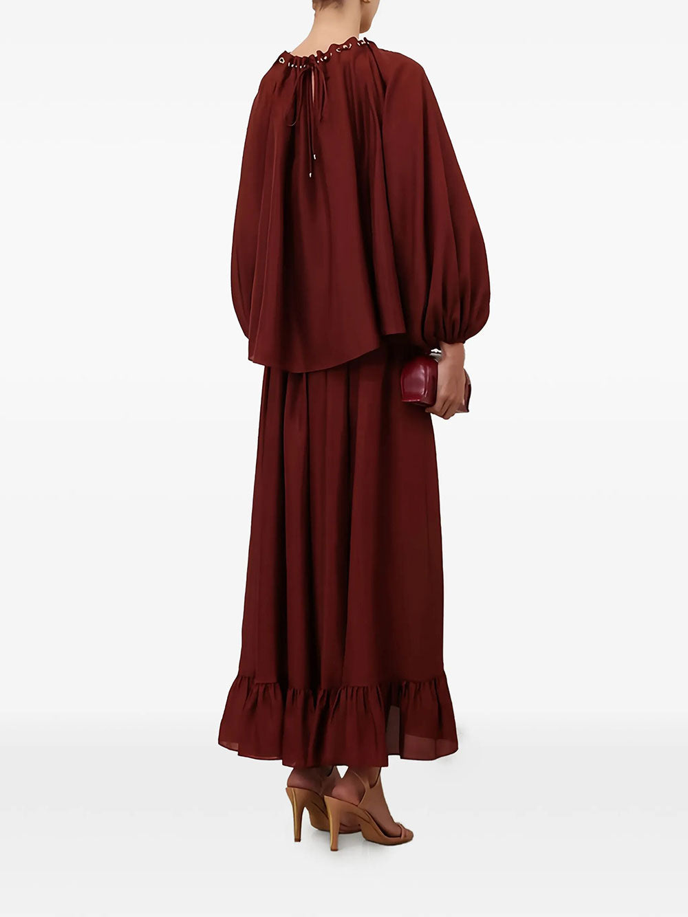 Zimmermann Women Aster Gathered Bead Blouse ZIMMERMANN