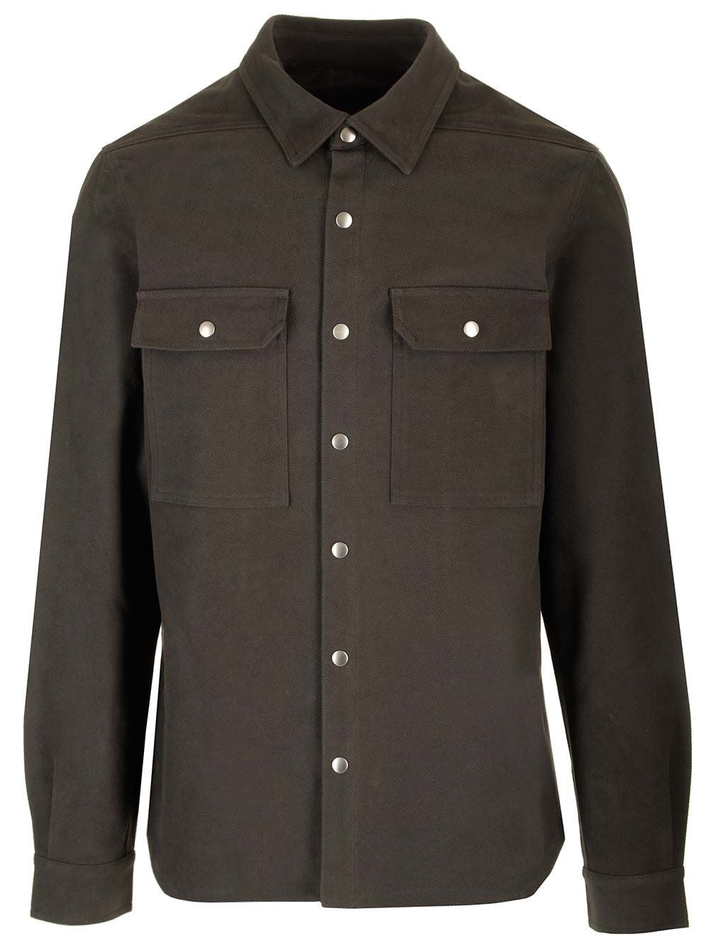 Rick Owens Men Wool Shirt Jacket RICK OWENS