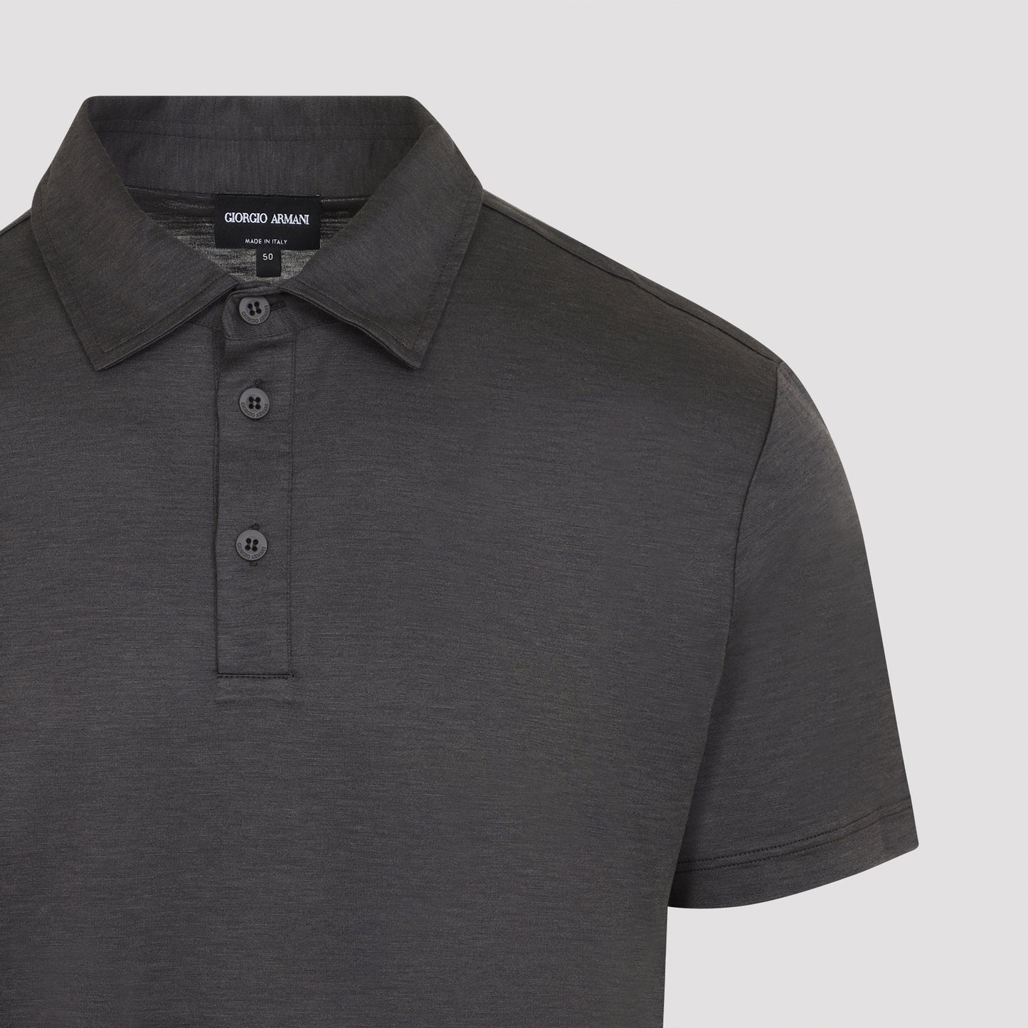 Giorgio Armani Silk And Cotton Polo Men GIORGIO ARMANI
