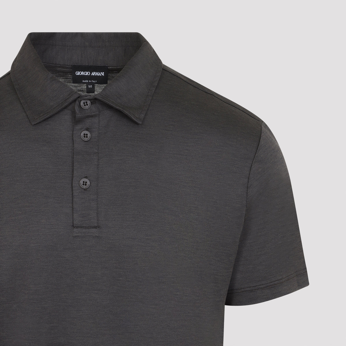 Giorgio Armani Silk And Cotton Polo Men GIORGIO ARMANI