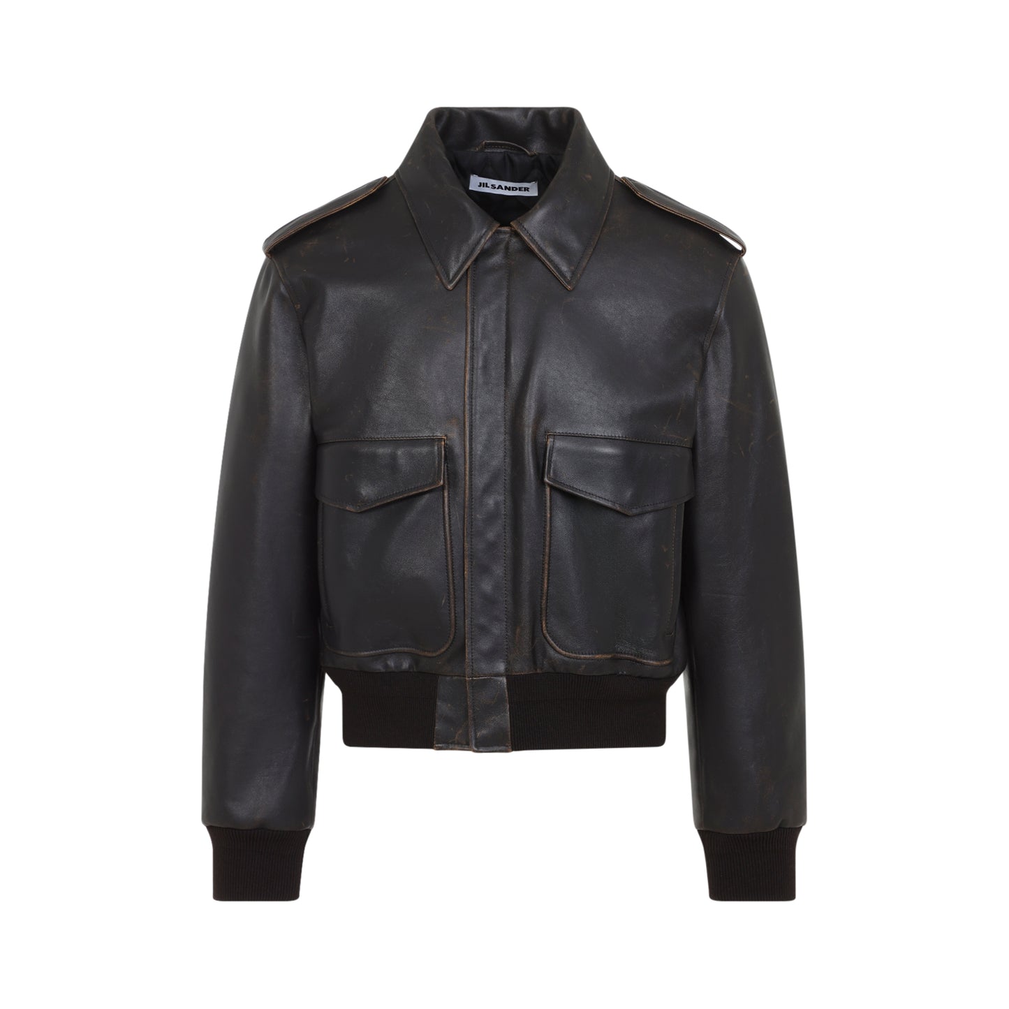 Jil Sander Leather Blouson Men JIL SANDER