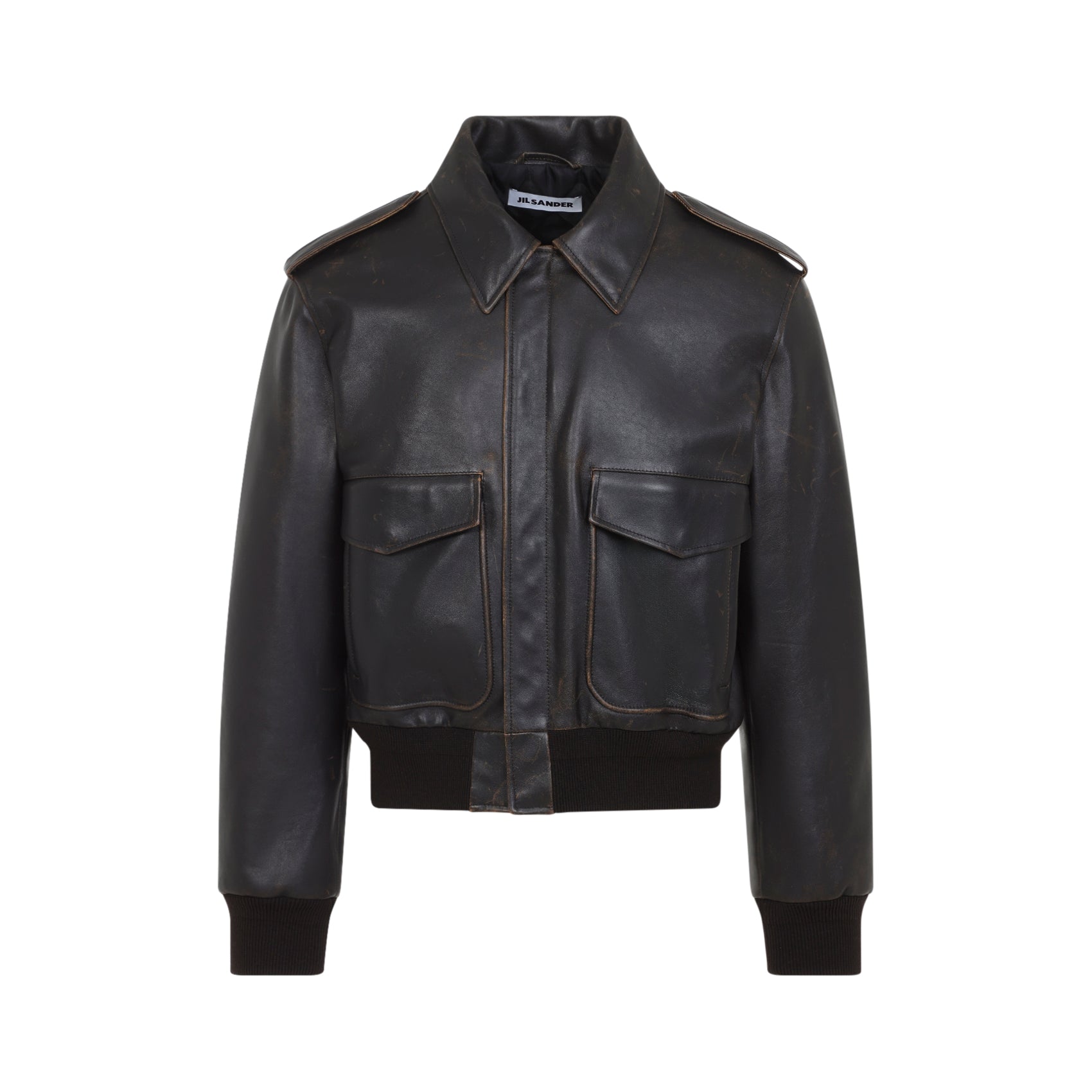 Jil Sander Leather Blouson Men JIL SANDER