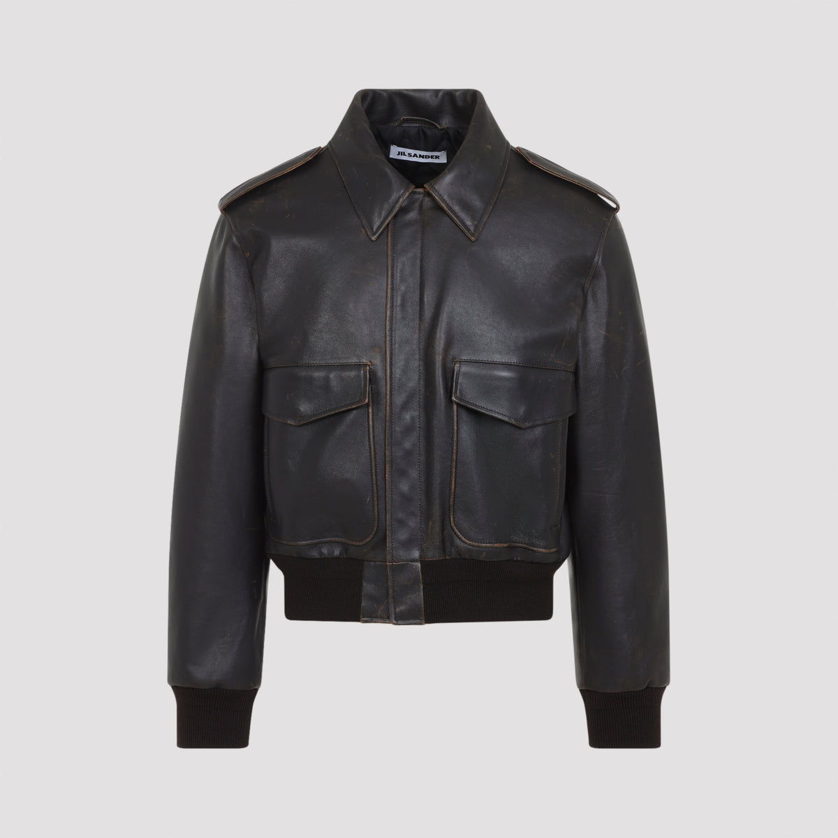 Jil Sander Leather Blouson Men JIL SANDER