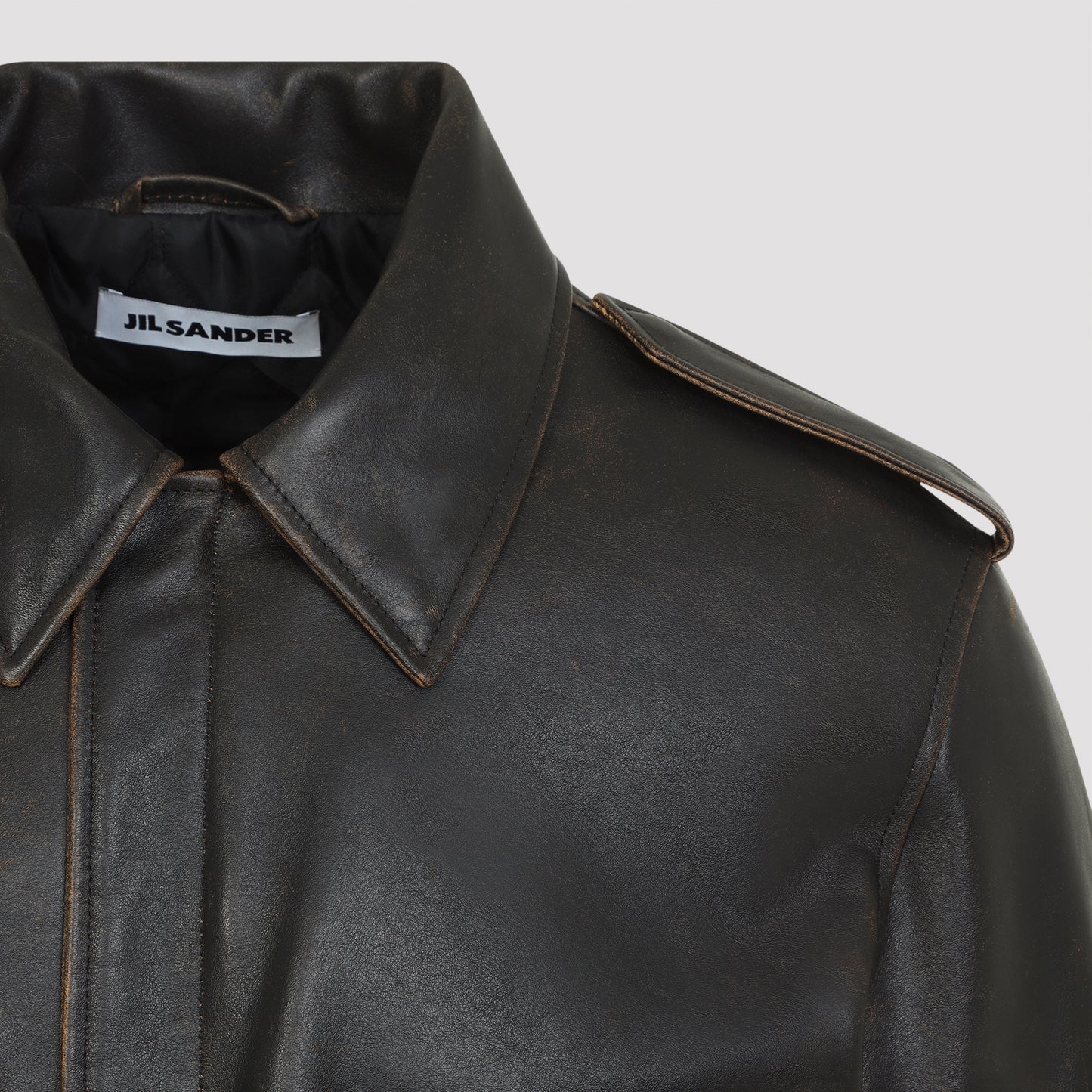 Jil Sander Leather Blouson Men JIL SANDER