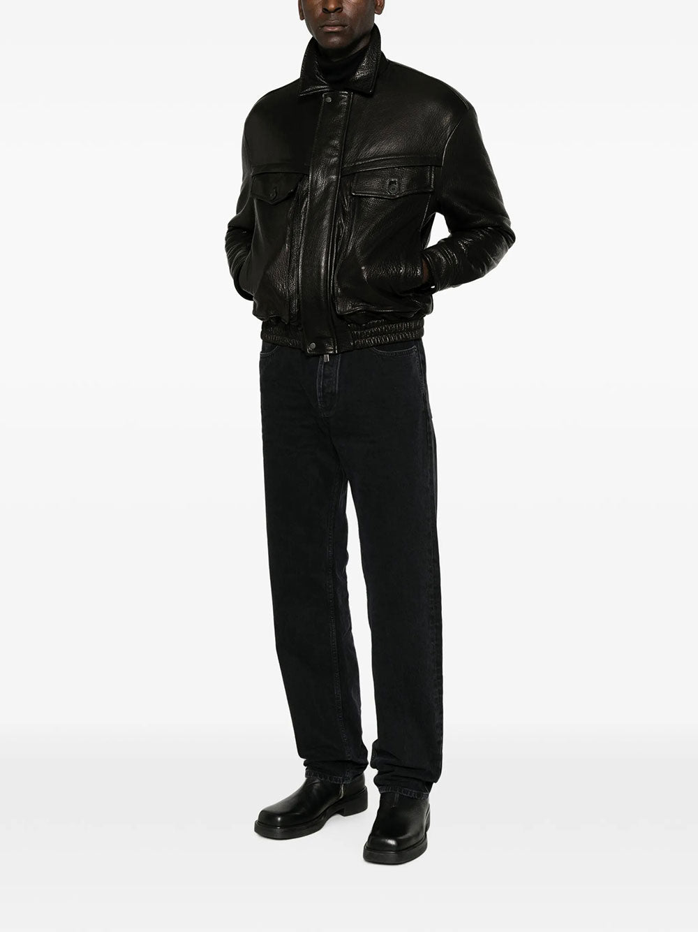 Saint Laurent Men Jeans Relaxed Fit Con Gamba Affusolata SAINT LAURENT