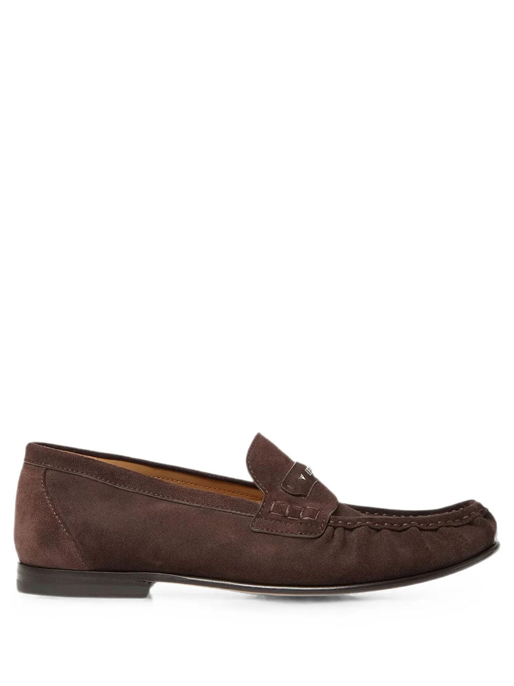 Fendi Men Mocassini Fendi Scrunch In Pelle Scamosciata FENDI
