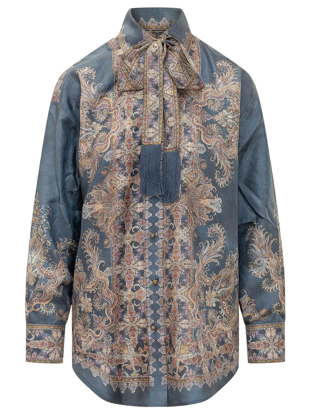 Zimmermann Women Camicia Valiant In Seta Paisley ZIMMERMANN