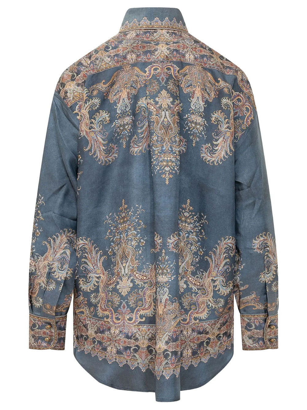 Zimmermann Women Camicia Valiant In Seta Paisley ZIMMERMANN