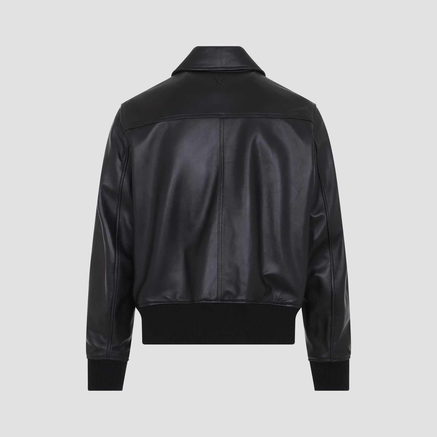 Ami Paris Zipped Leather Jacket Men AMI PARIS