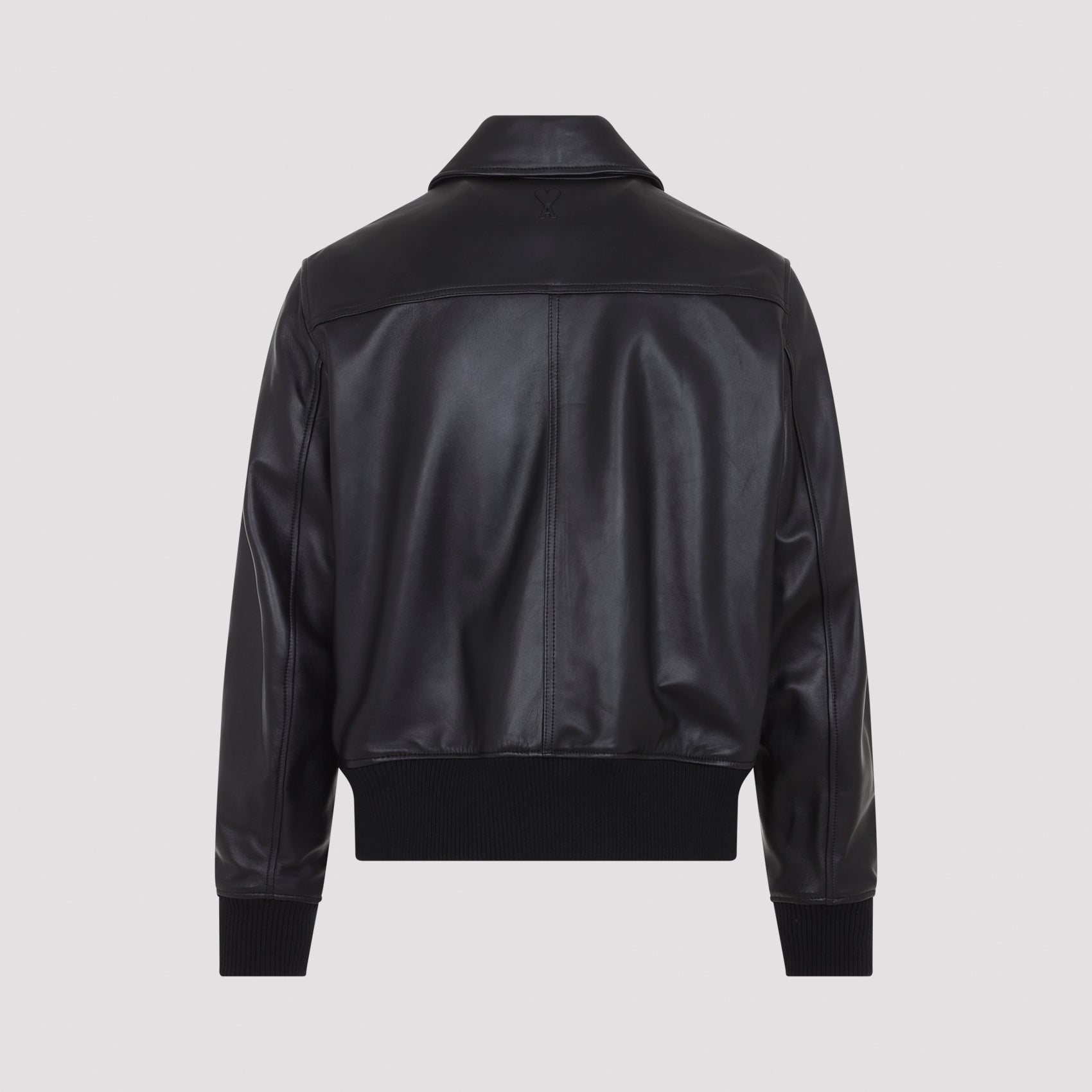 Ami Paris Zipped Leather Jacket Men AMI PARIS
