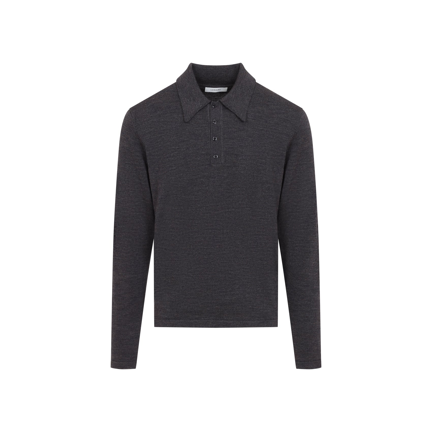 Lemaire L/S Knitted Polo Sweater Men LEMAIRE