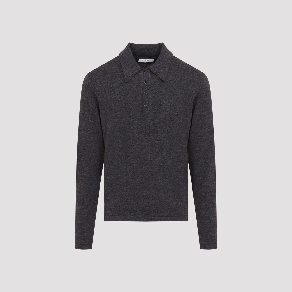 Lemaire L/S Knitted Polo Sweater Men LEMAIRE