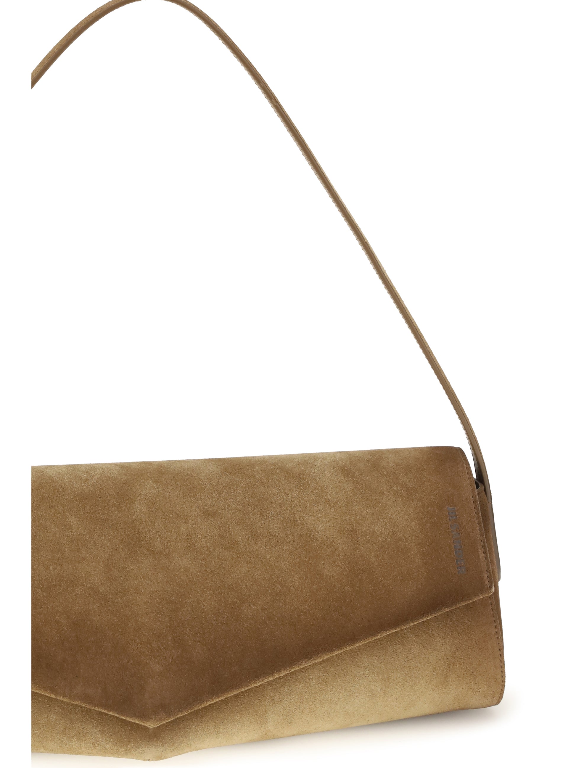 Jil Sander Women Kante Suede Shoulder Bag JIL SANDER