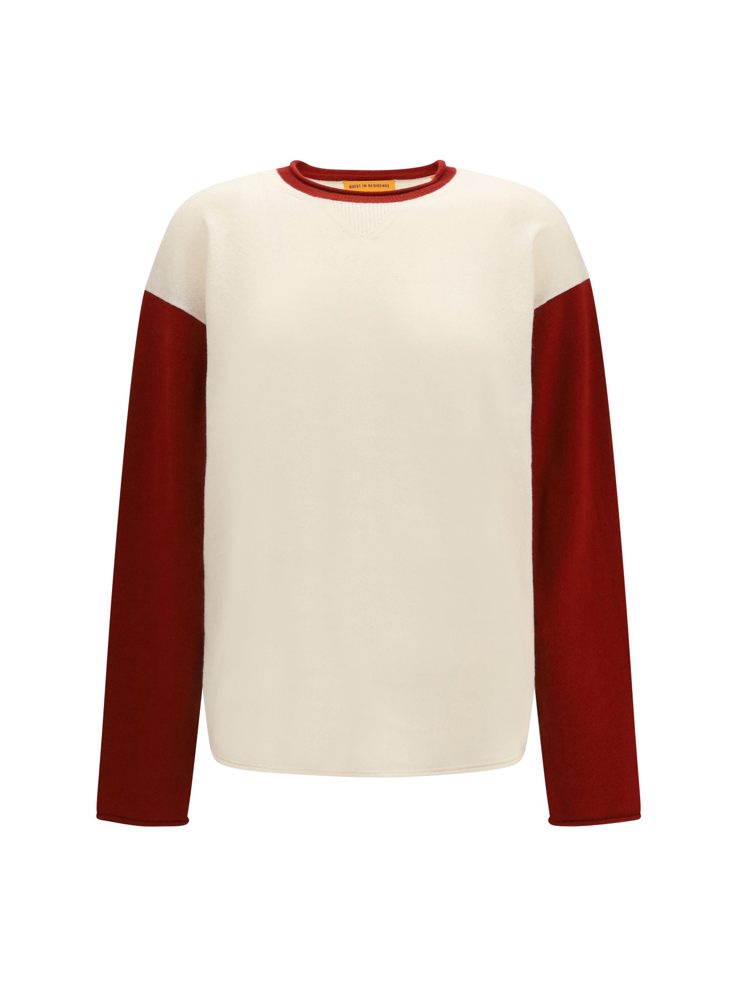 Guest In Residence Women Baseball Oversized Crew Sweater GUEST IN RESIDENCE