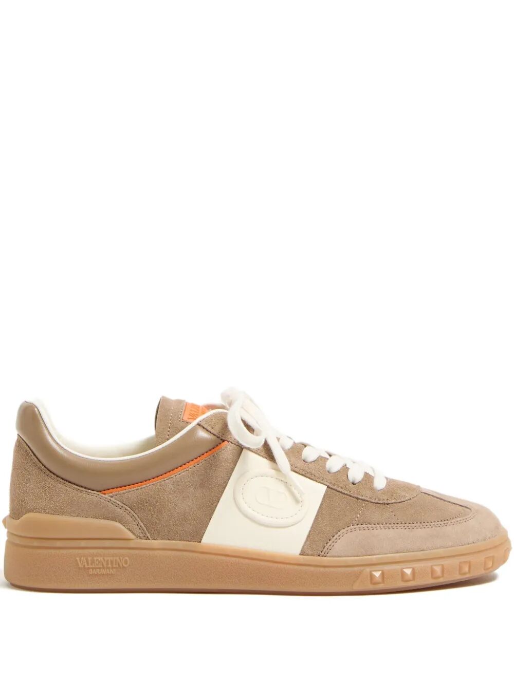 Valentino Garavani Men Upvillage Split And Nappa Leather Sneakers VALENTINO GARAVANI