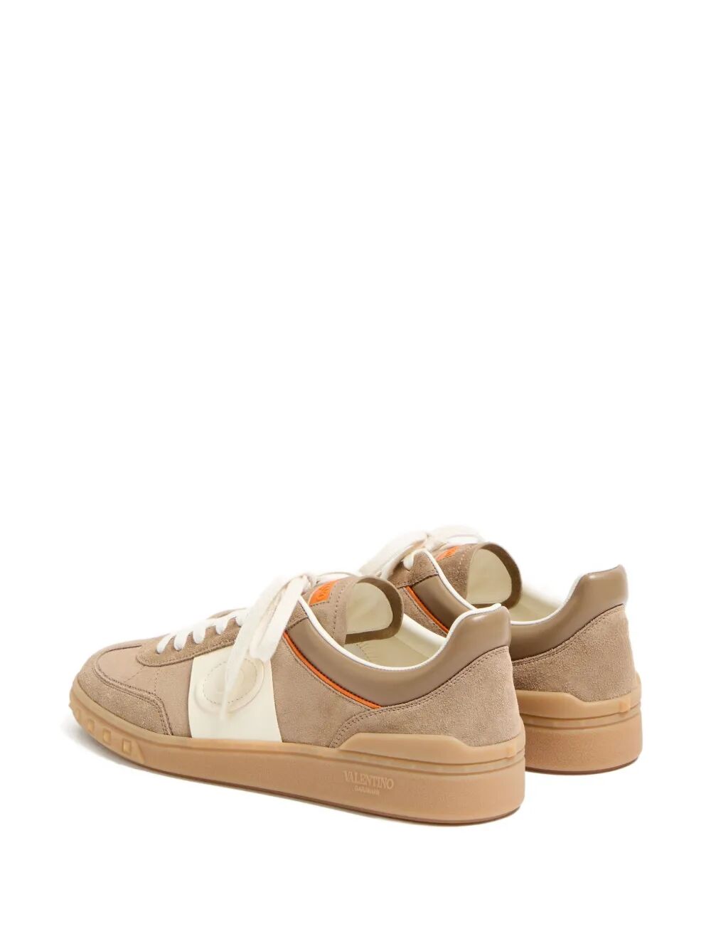 Valentino Garavani Men Upvillage Split And Nappa Leather Sneakers VALENTINO GARAVANI