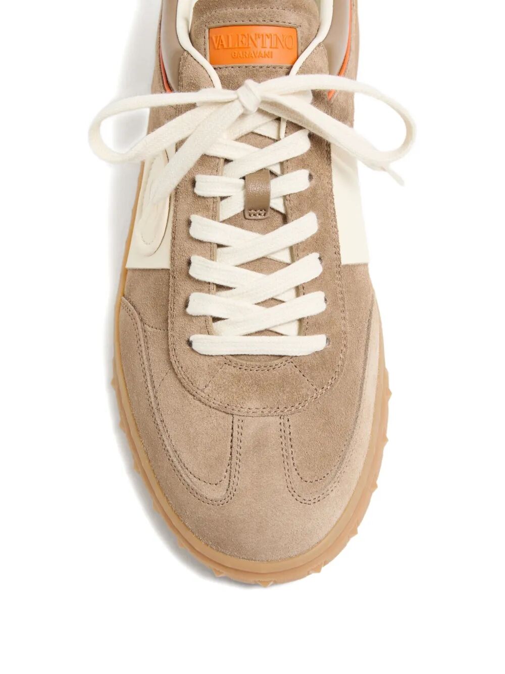 Valentino Garavani Men Upvillage Split And Nappa Leather Sneakers VALENTINO GARAVANI