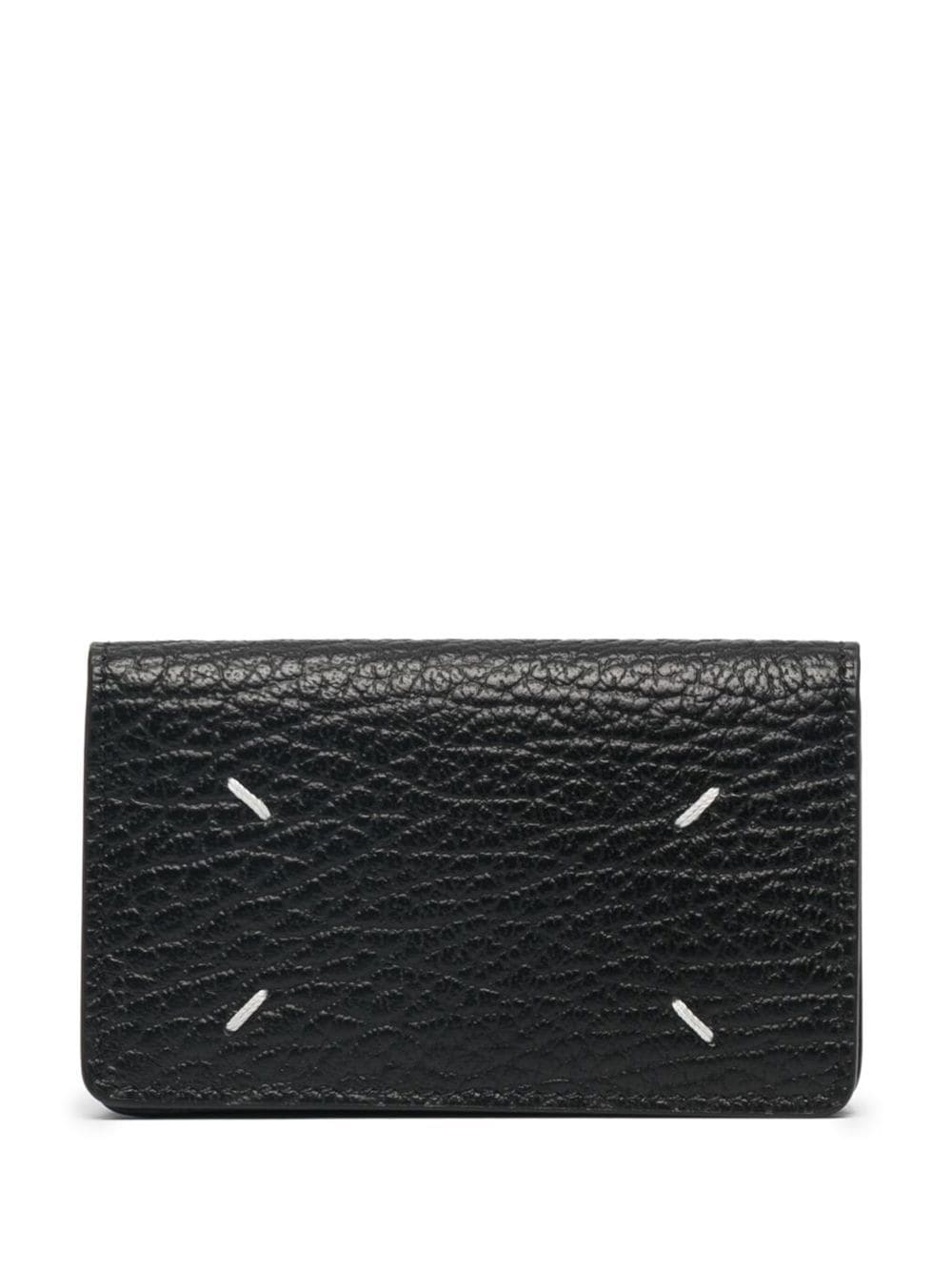 Maison Margiela Women Snap Button Closure Four Stitches Bifold Card Holder