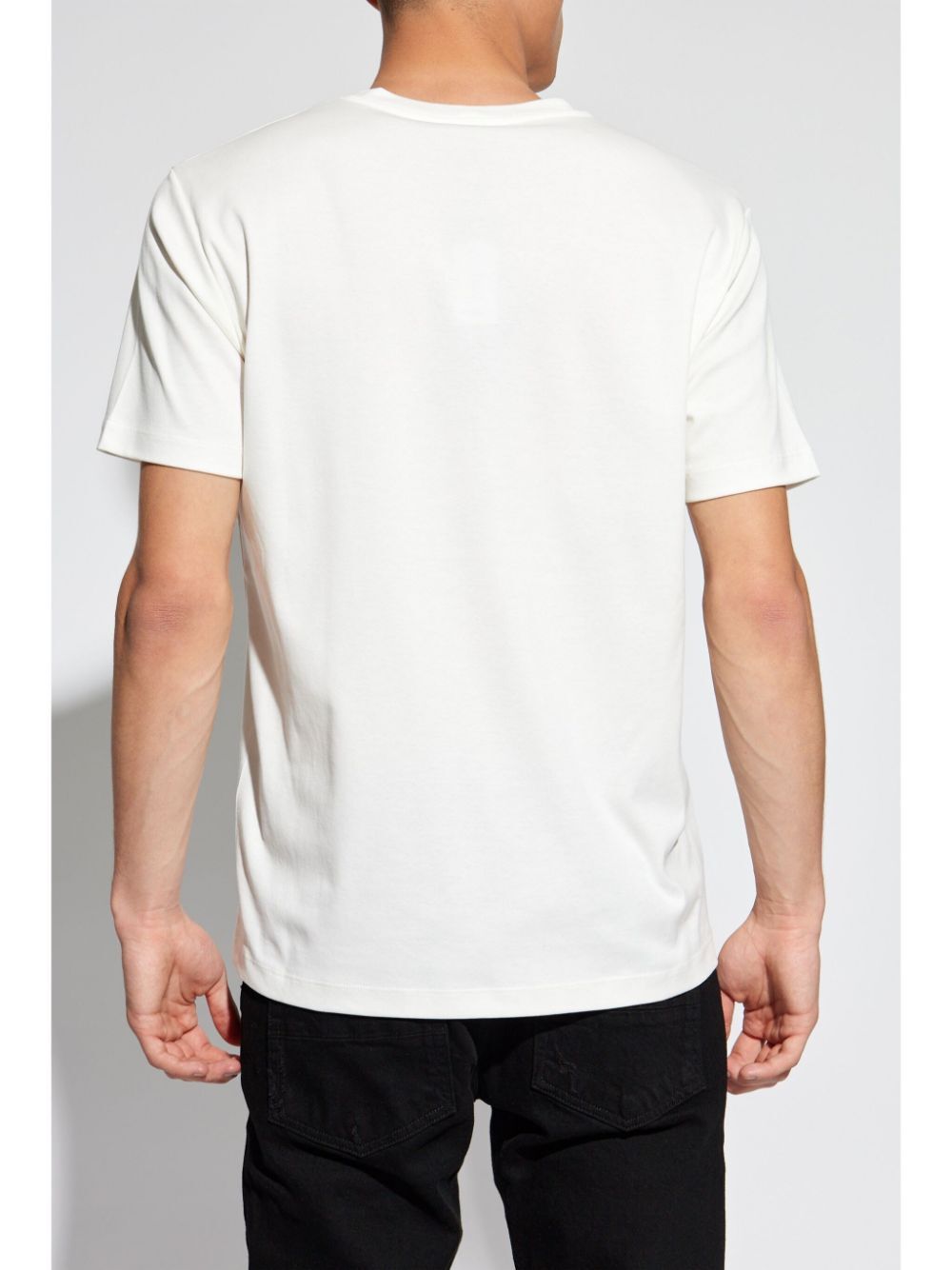 Giorgio Armani Men Pure Cotton Interlock Signature Logo T-Shirt GIORGIO ARMANI