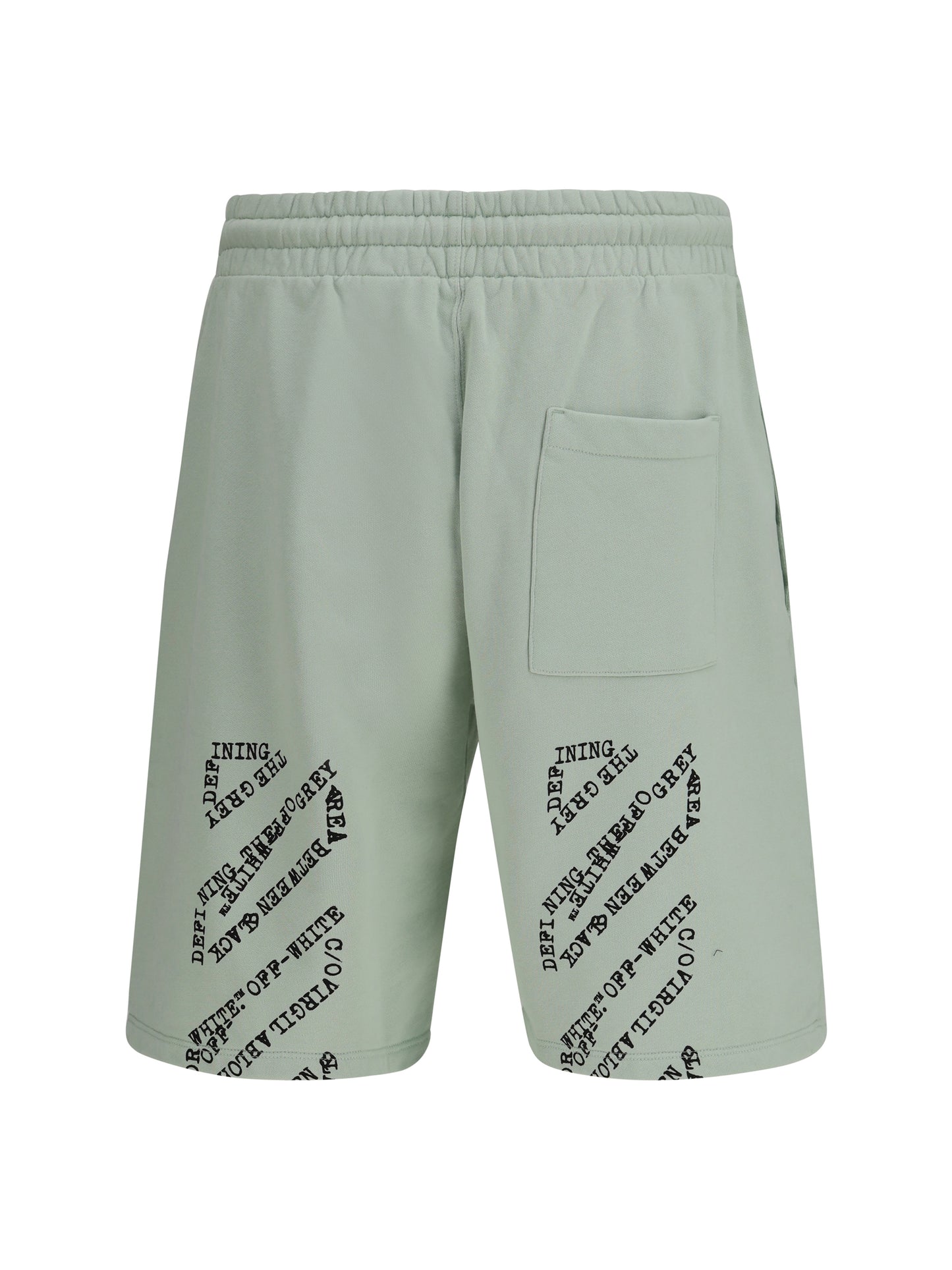 Off-White Men Type Machine Arrow Skate Sweat Shorts With Front Logo OFF-WHITE